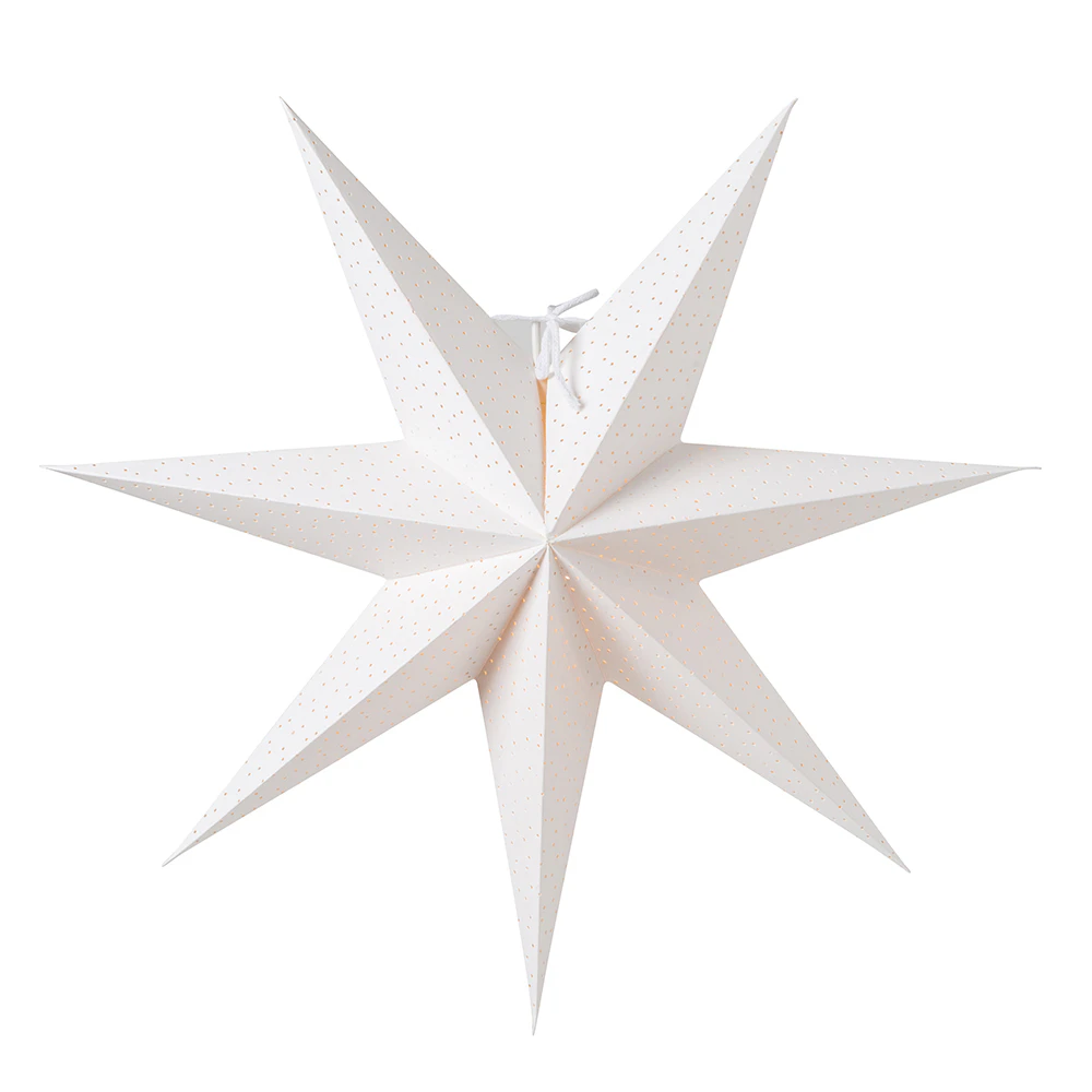 Watt & Veke Aino Julstjärna 44 Cm - Julstjärnor Papper Vit
