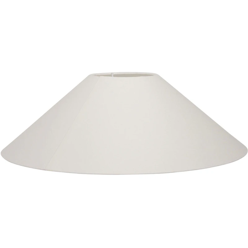 Basic Flat Lampskärm Vit, 36 cm