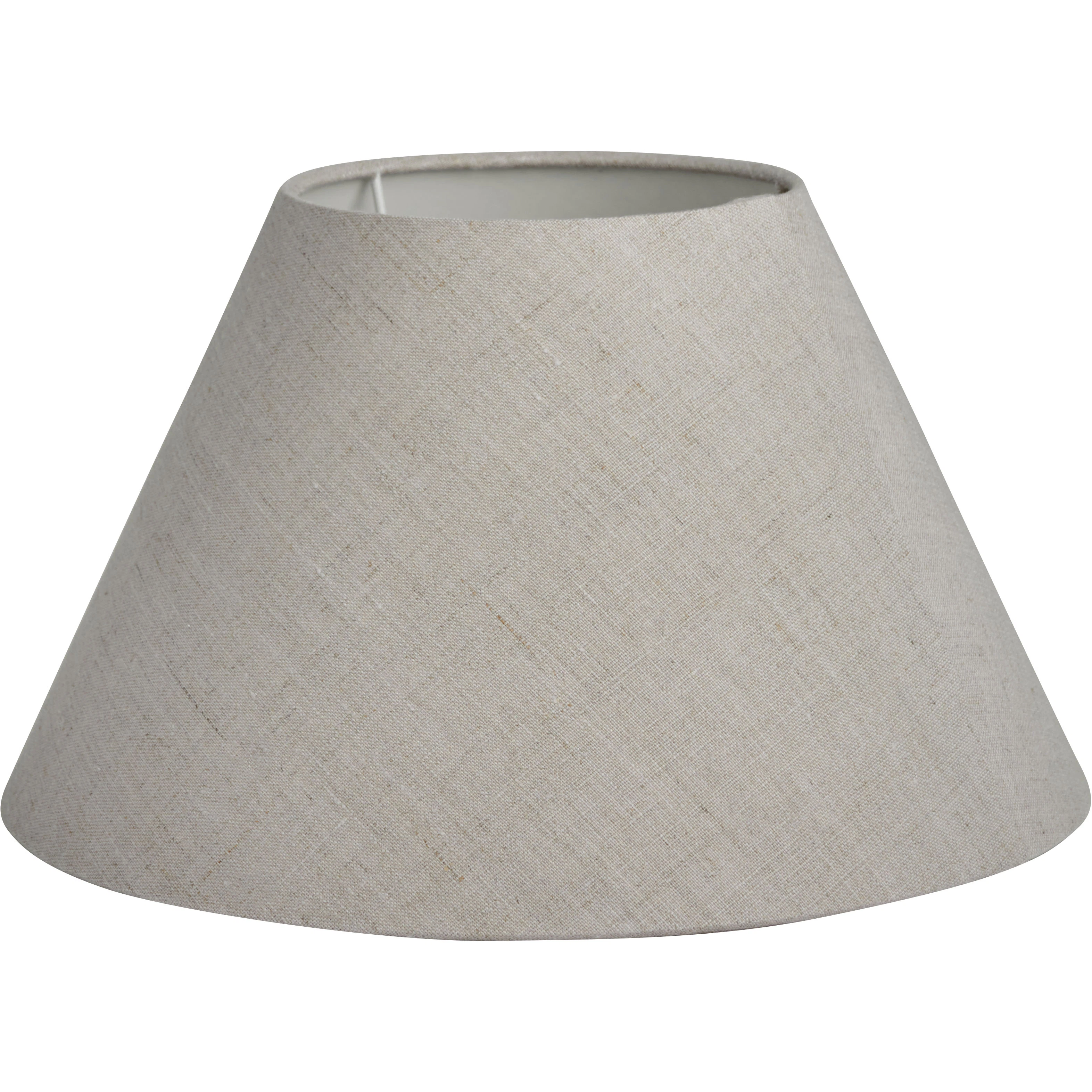 Watt & Veke Basic Wide Lampskärm 300 Mm Natur - Lampskärmar Linne Natural