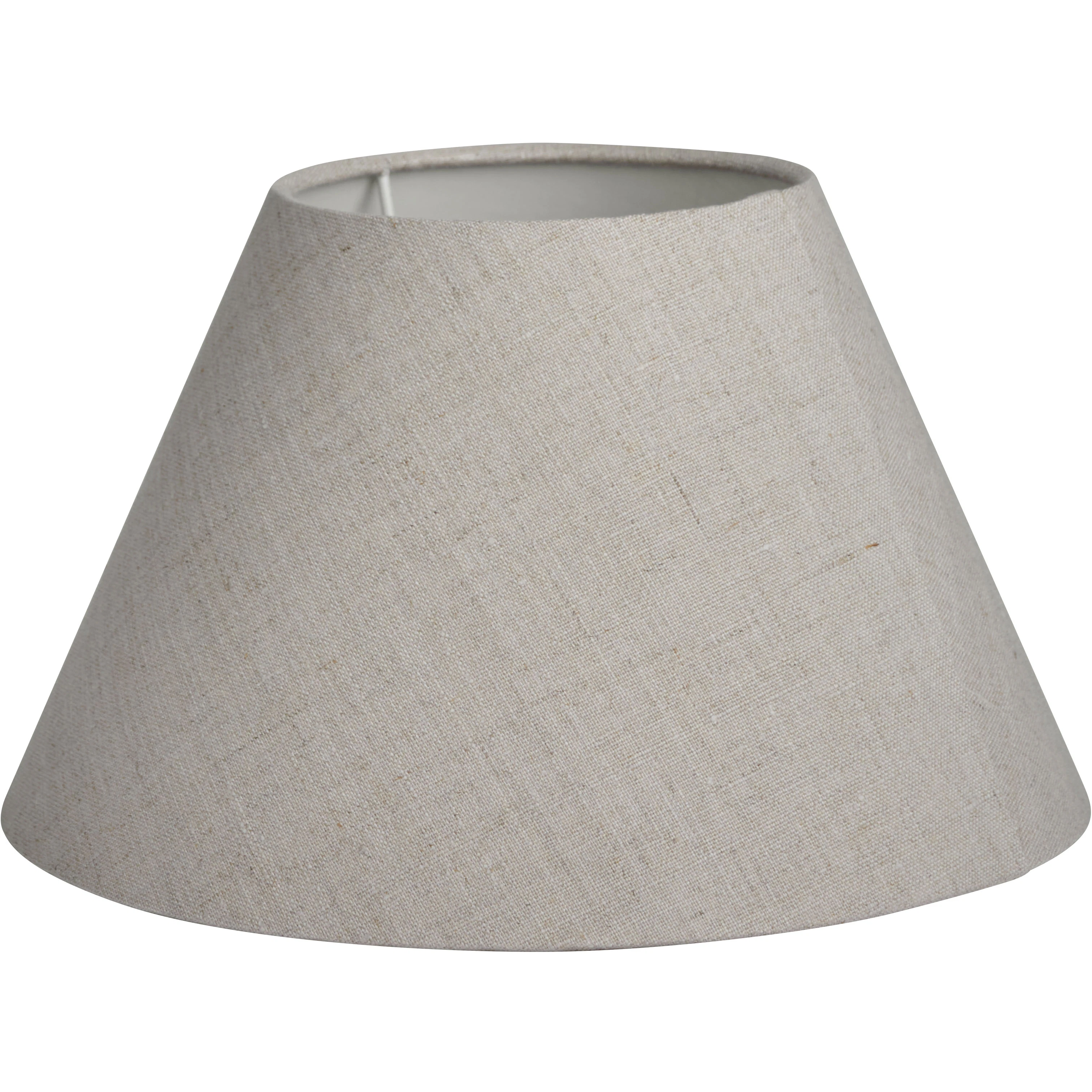 Watt & Veke Basic Wide Lampskärm 250 Mm Natur - Lampskärmar Linne Natural