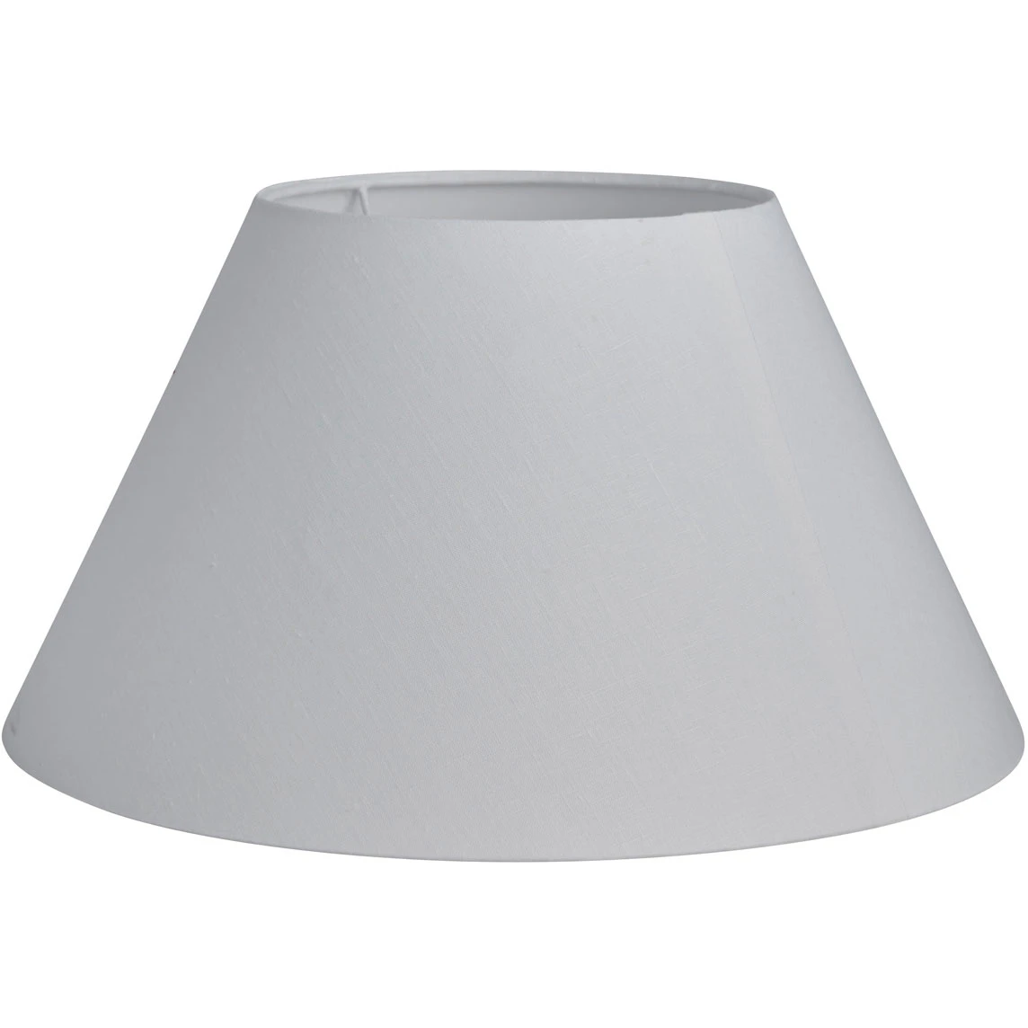 Watt & Veke Basic Wide Lampskärm 400 Mm - Lampskärmar Linne Vit