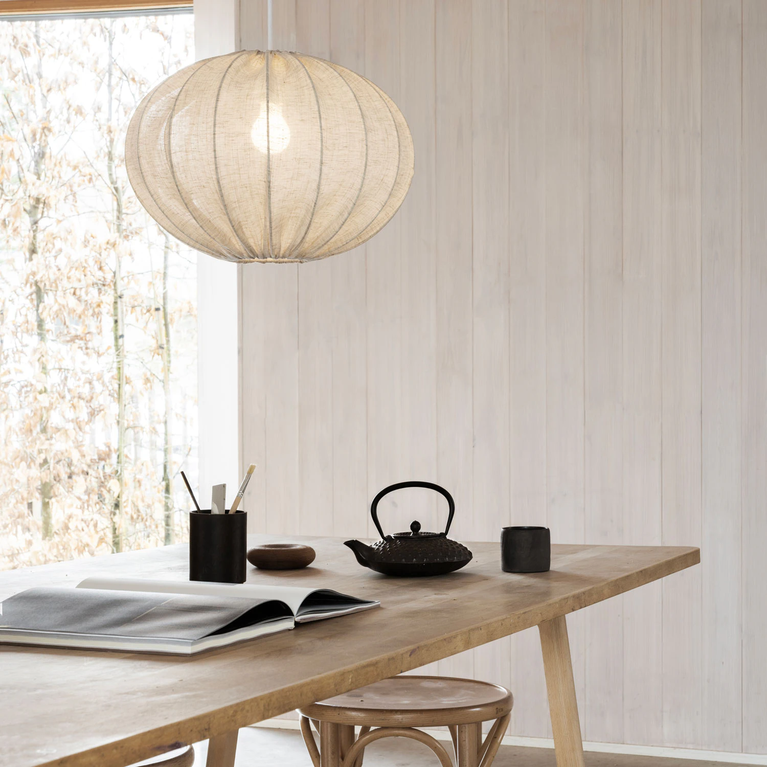 Watt & Veke Boll Lampskärm, natural från Watt & Veke, bild 3