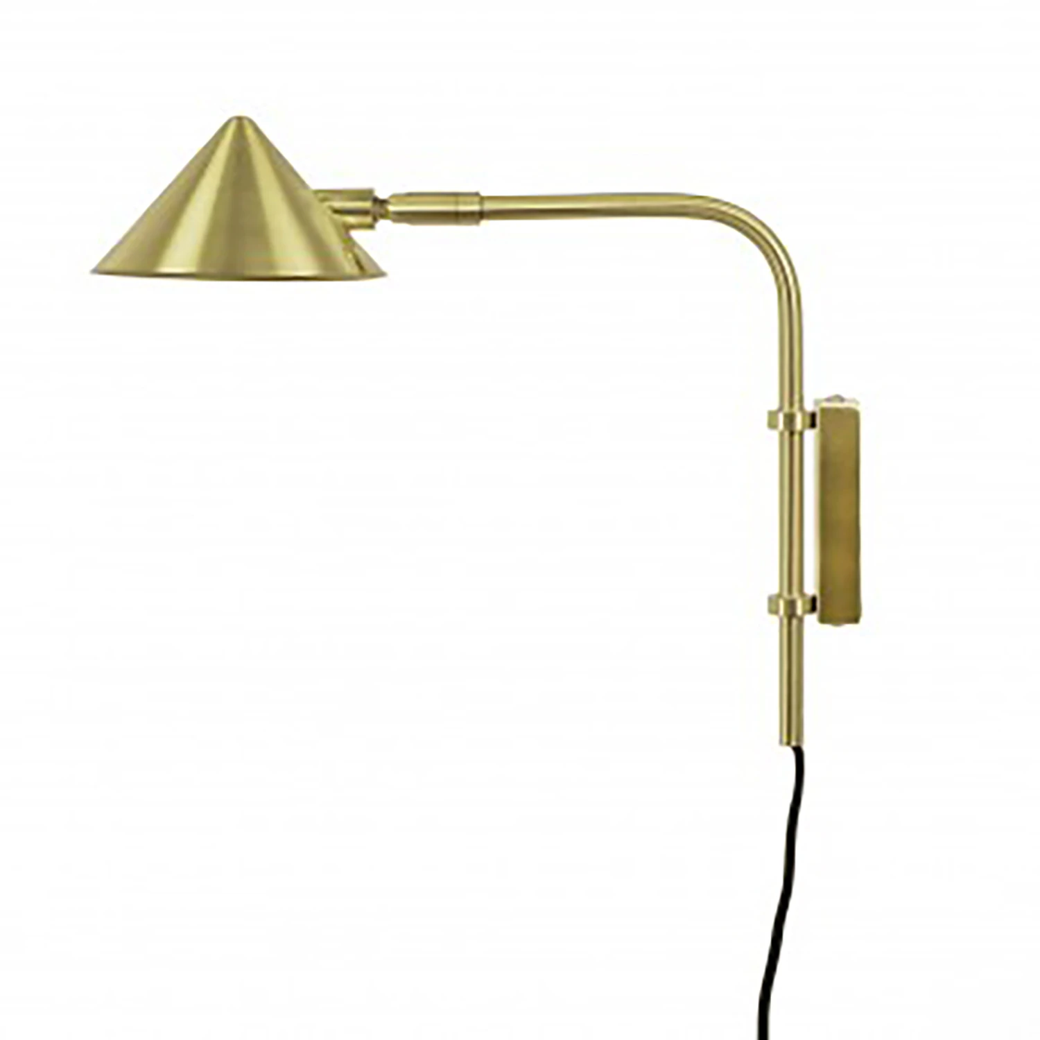 Watt & Veke Kelly Short V&auml;gglampa - V&auml;gglampor St&aring;l Guld