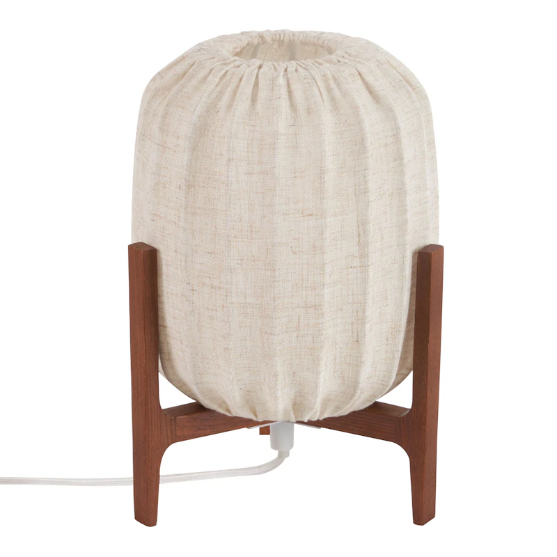 Prisma Mini Bordslampa, Mörk Ek / Natur