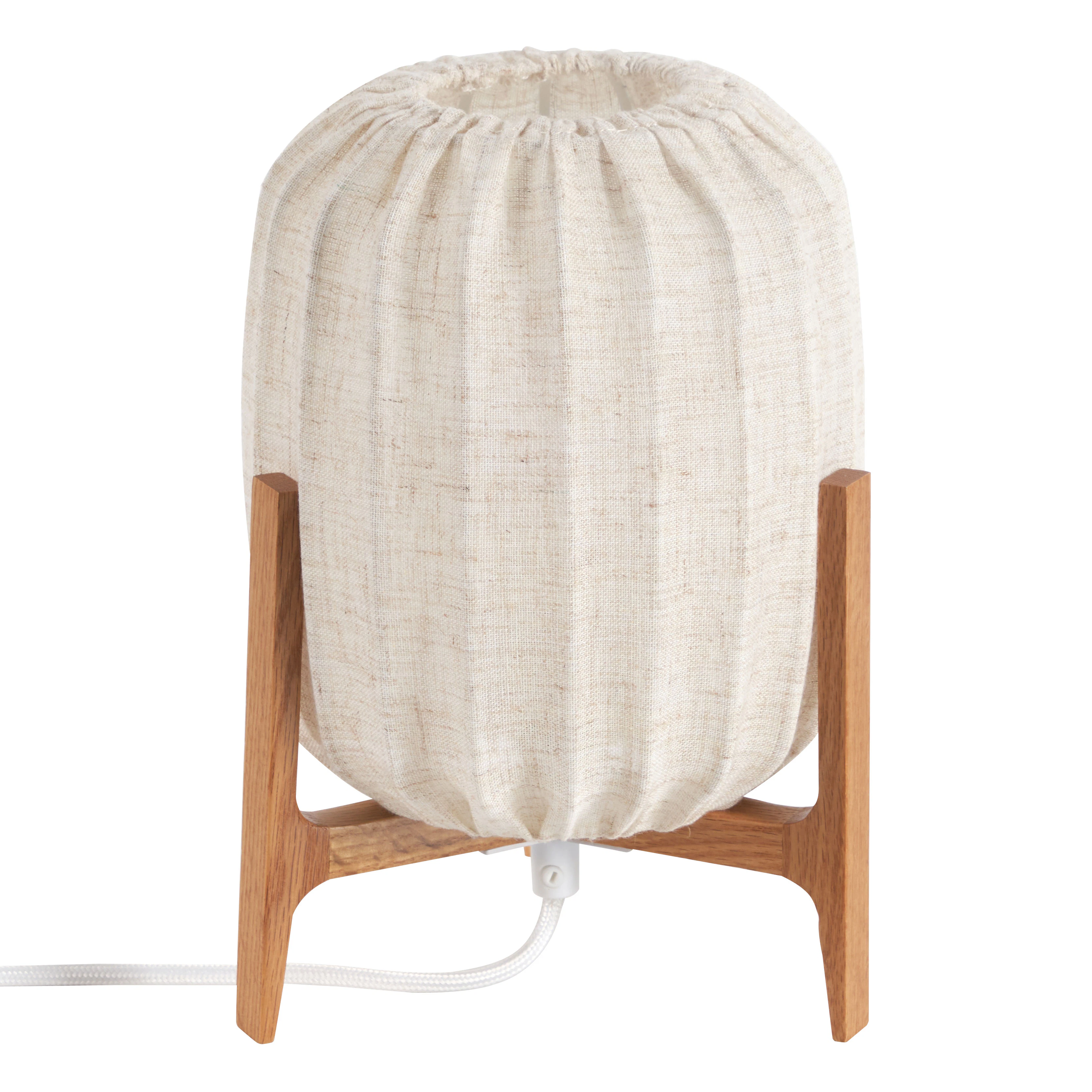 Watt & Veke Prisma Mini Bordslampa / Natural - Bordslampor Linne Ek