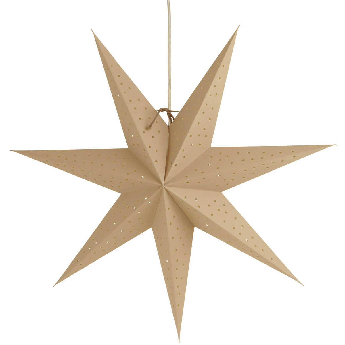 Watt & Veke Stella 60 Julstjärna - Julstjärnor Papper Beige