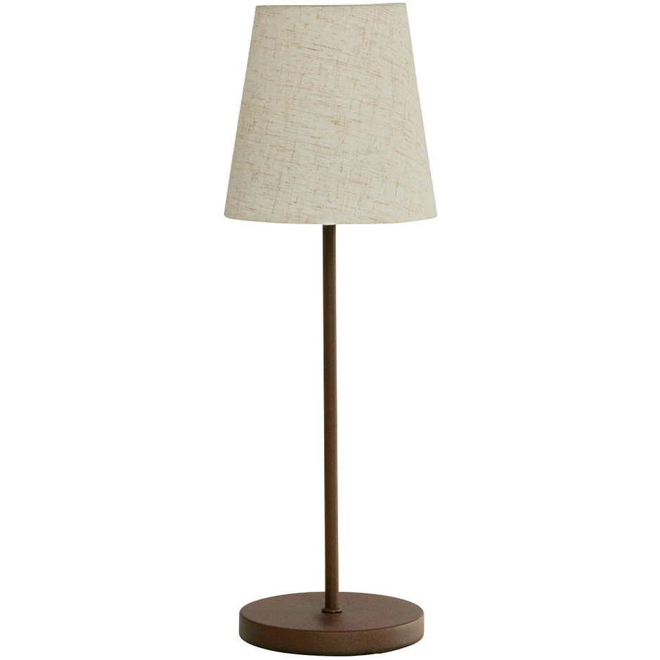 Watt & Veke Tyra Bordslampa Portabel - Portabla lampor Textil Kaffe