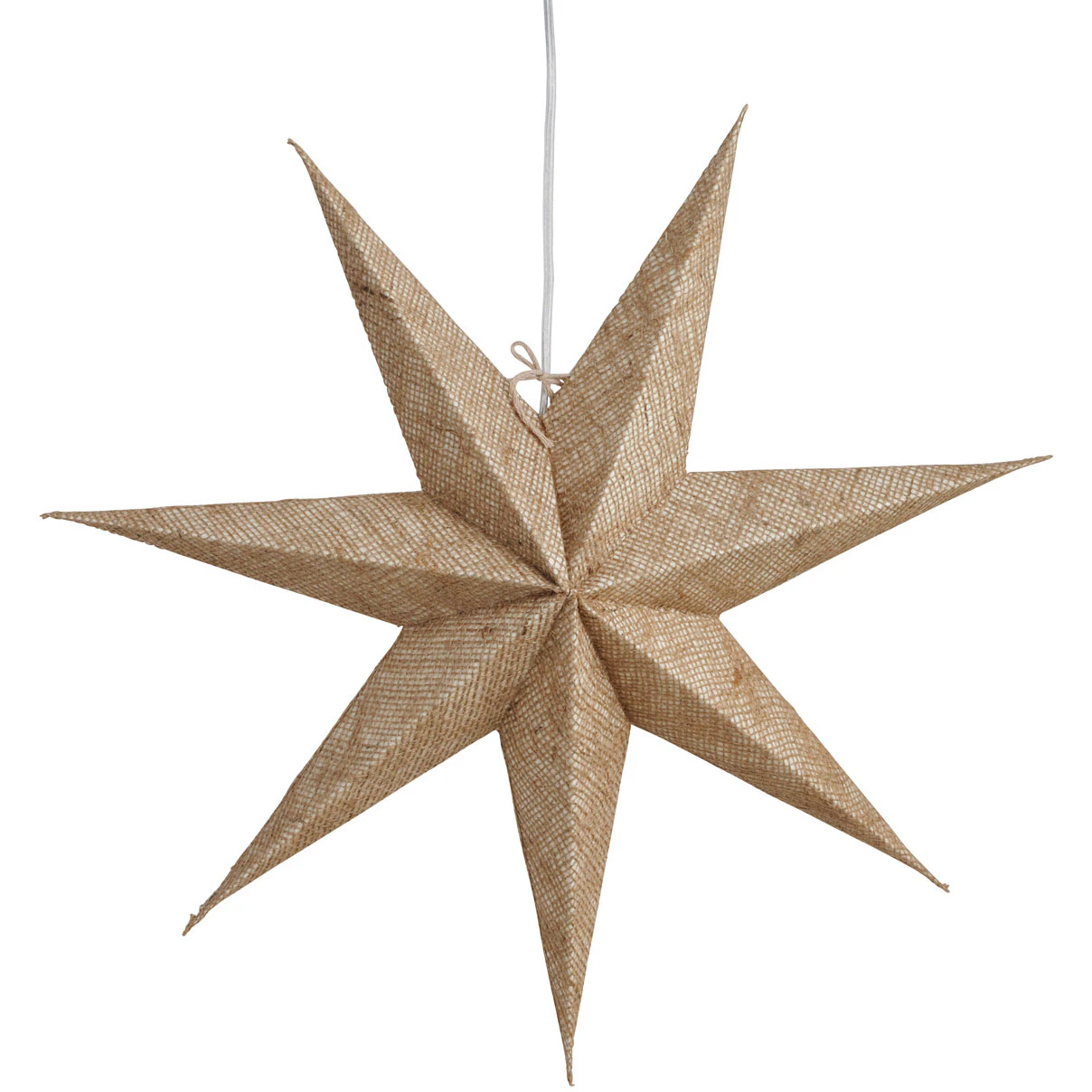 Watt & Veke Vera Julstjärna Natur 60 Cm - Julstjärnor Jute Natural