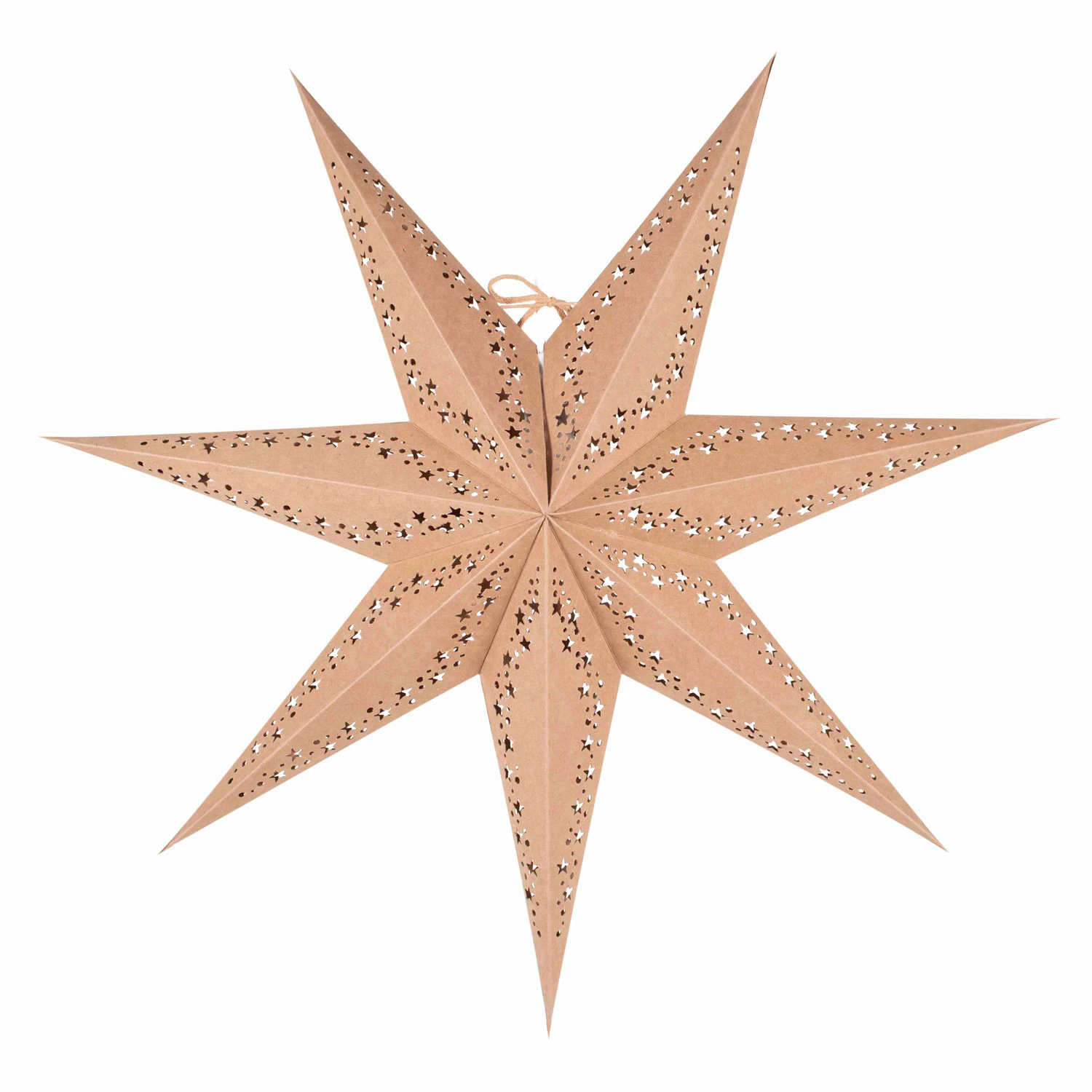 Watt & Veke Vintergatan Julstjärna 60 Cm - Julstjärnor Papper Natur