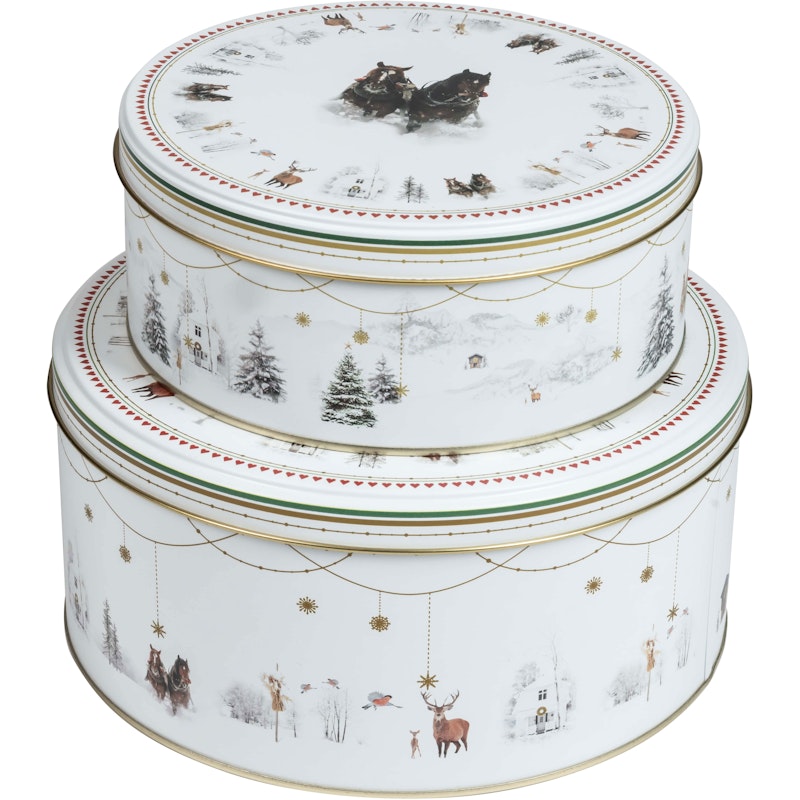Julemorgen Plåtburk 2-pack
