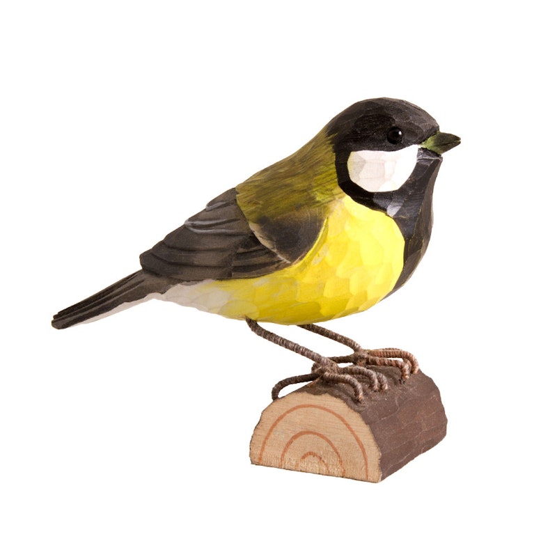 DecoBirds Handsnidad Fågel, Talgoxe
