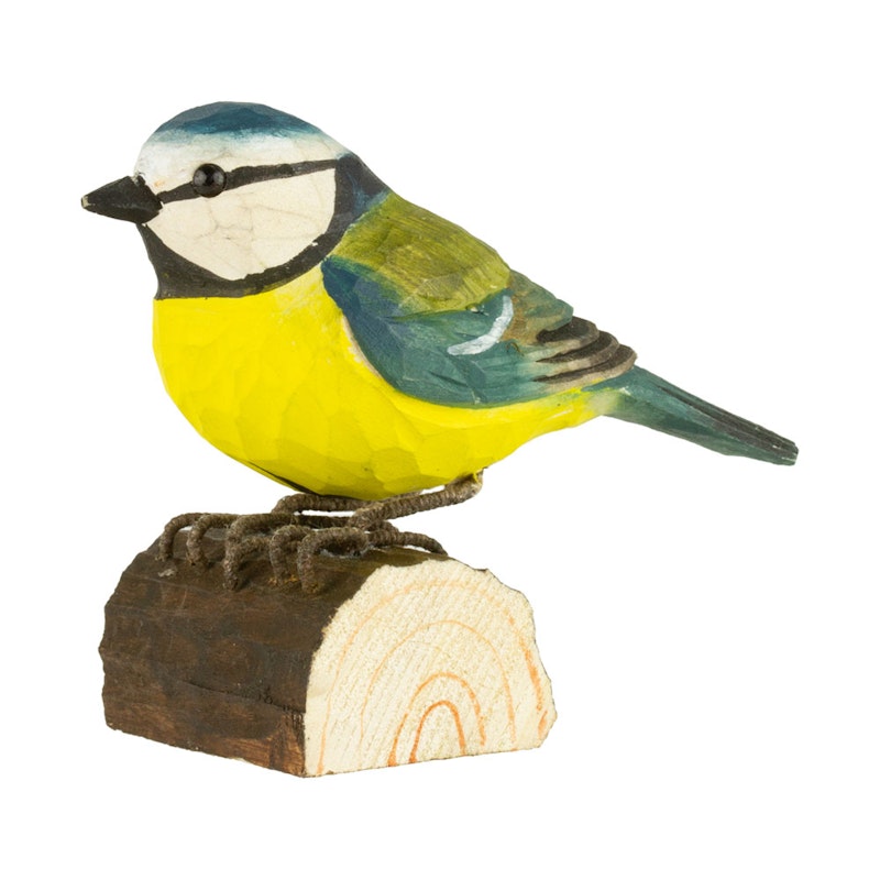 DecoBirds Handsnidad Fågel, Blåmes