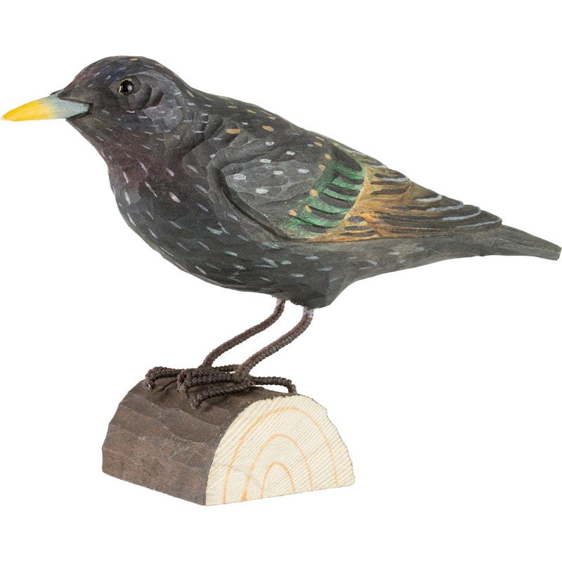 DecoBirds Handsnidad Fågel, Stare