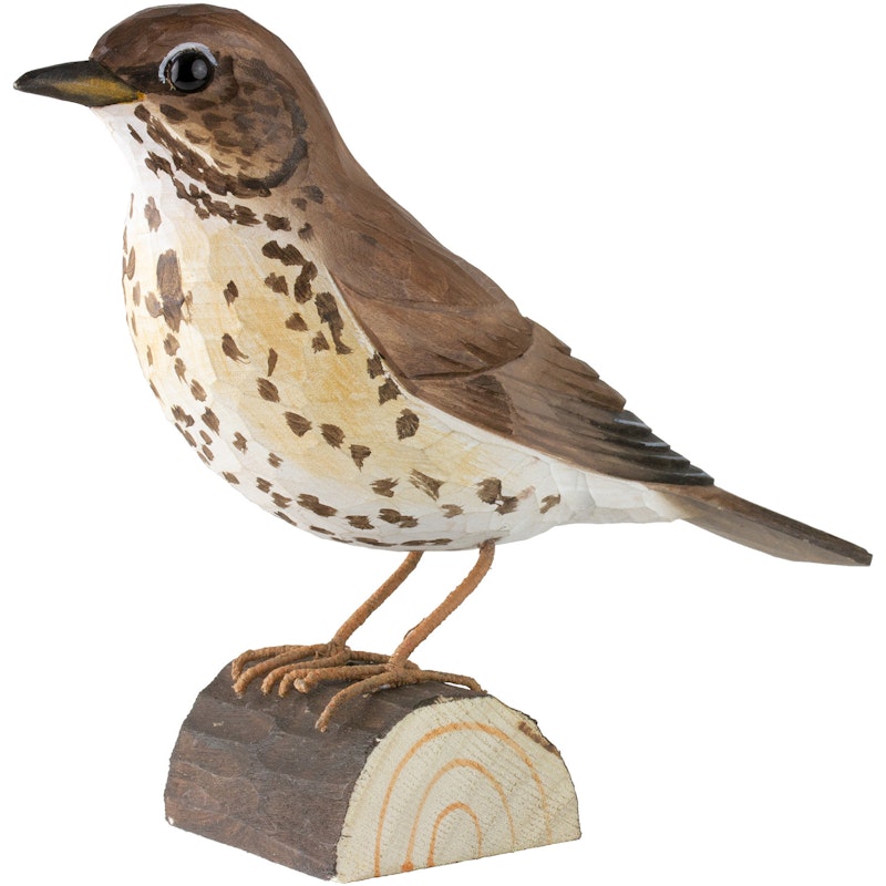 DecoBirds Handsnidad Fågel, Taltrast