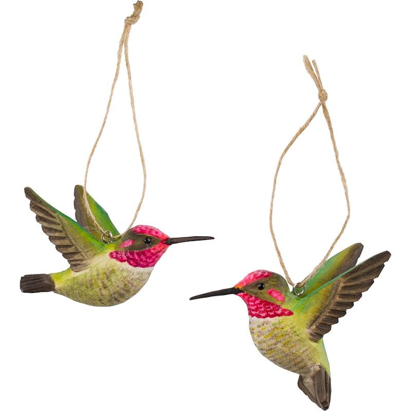 DecoBirds Handsnidad Fågel, Annas Kolibri