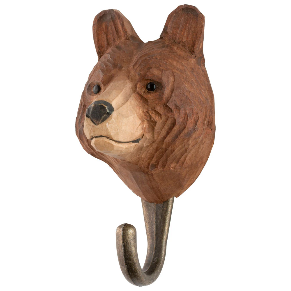 Wildlife Garden Handsnidad Krok Björn - Krokar & galgar Trä