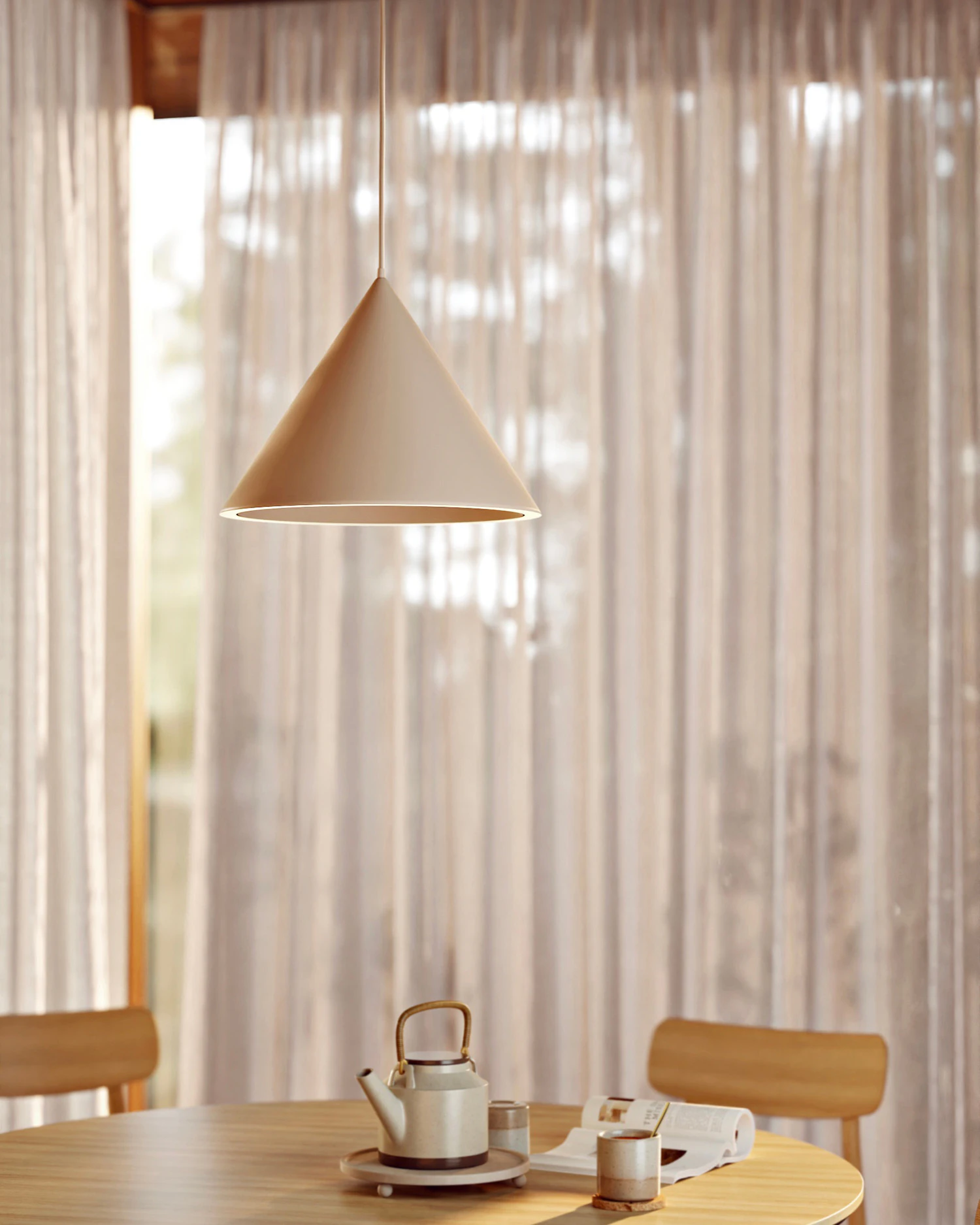 Woud Annular Pendel Ø32 Cm, beige från Woud, bild 2