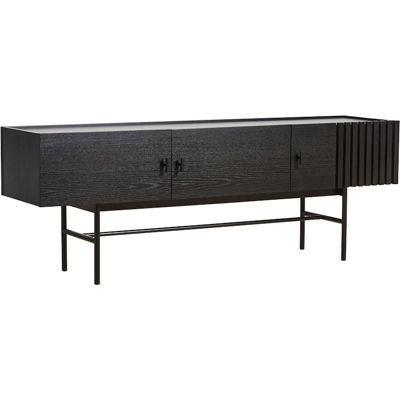 ARRAY Sideboard Låg 150 cm, Svartmålad Ek