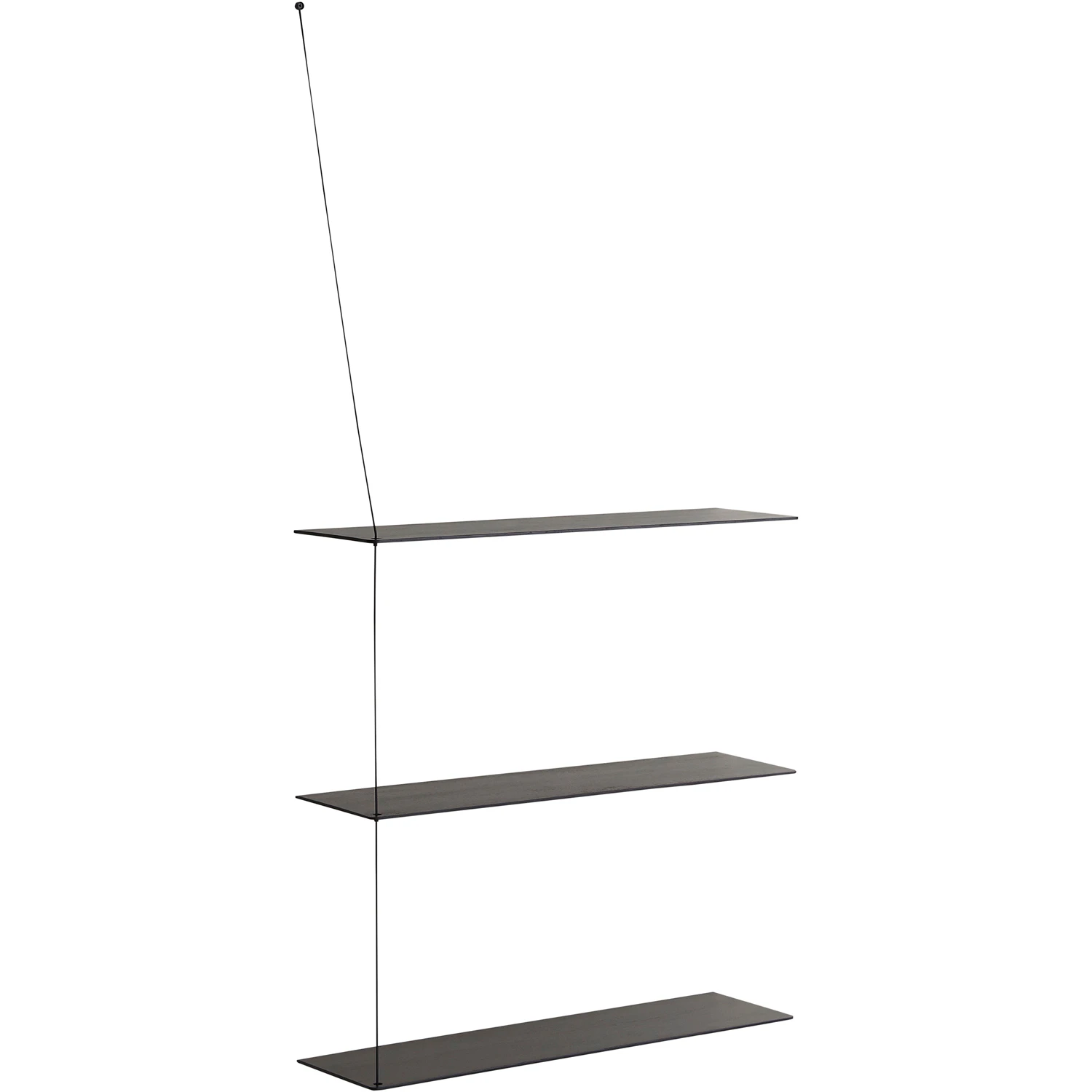 Woud Stedge Add-on Hyllplan 80cm Svartmålad Ek, svart ek från Woud, bild 2