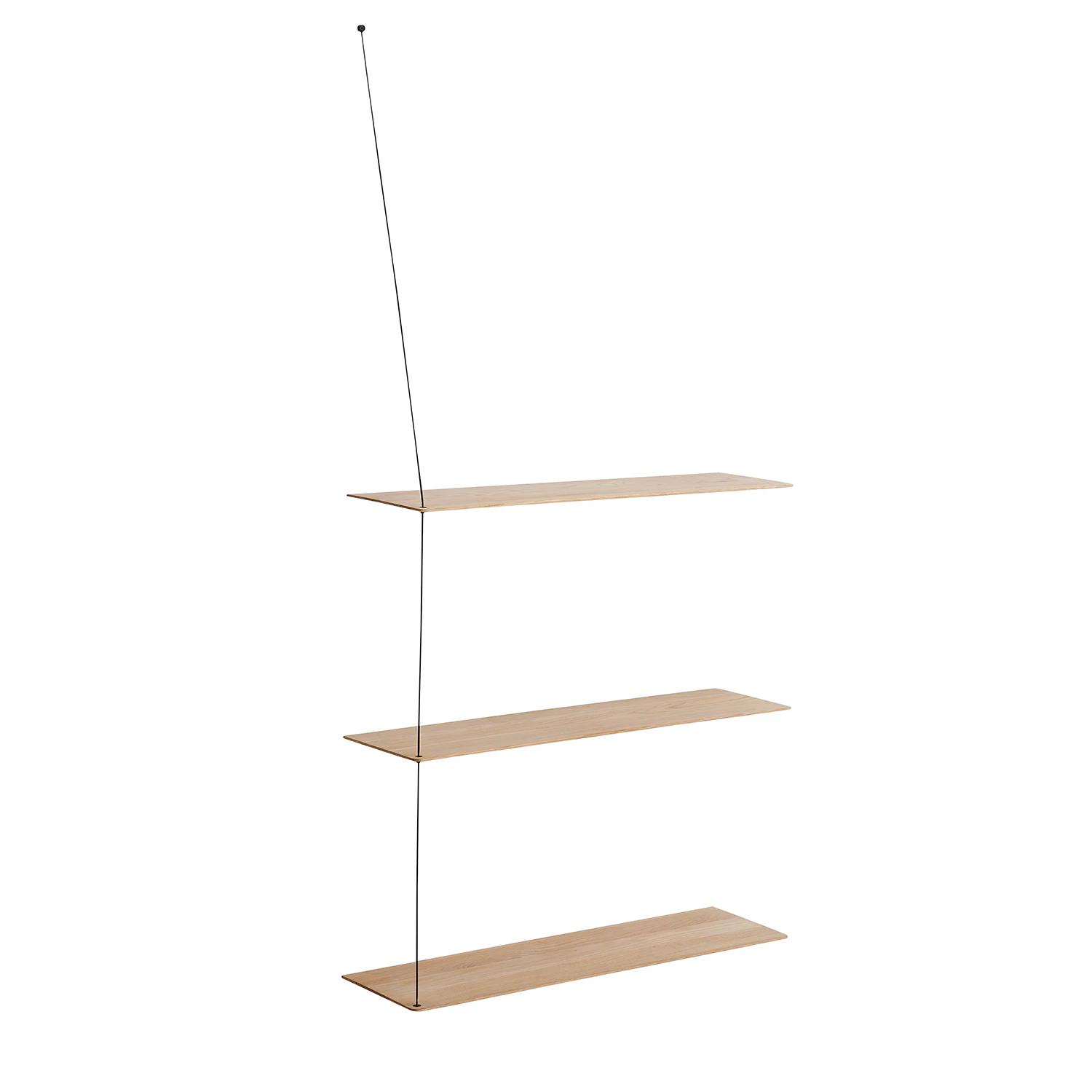 Woud Stedge Hylla 80cm, vitpigmenterad ek från Woud, bild 3