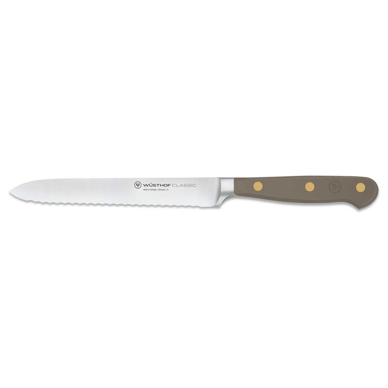 Classic Colour Sågtandad Allkniv 14 cm, Velvet Oyster