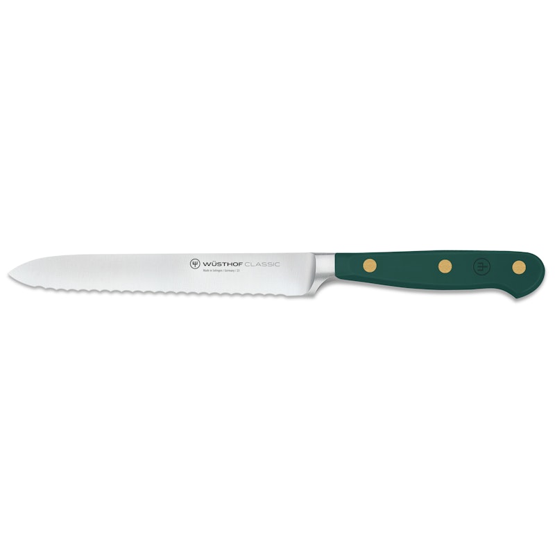 Classic Colour Sågtandad Allkniv 14 cm, Fresh Rosmary