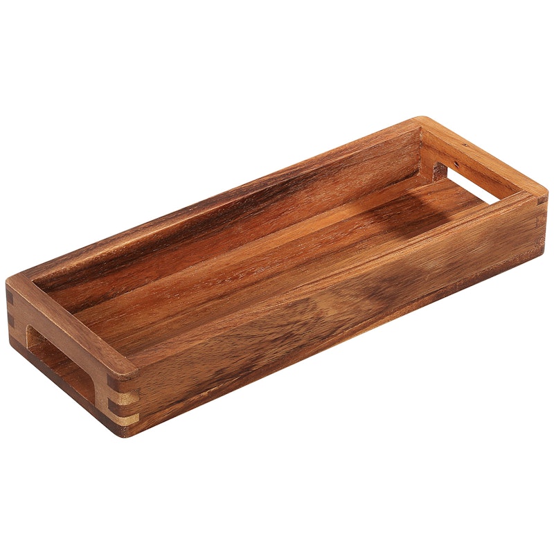 Serveringsbricka Akaciaträ, 12x32 cm
