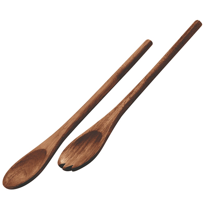 Salladsbestick 35 cm, Akaciaträ