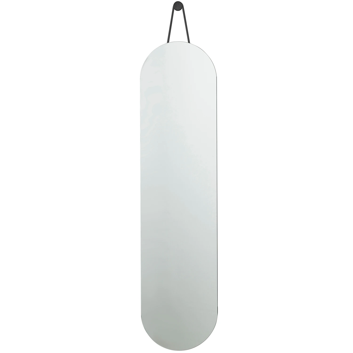Zone Denmark A-wall Spegel 120x30 Cm - Väggspeglar Glas Svart