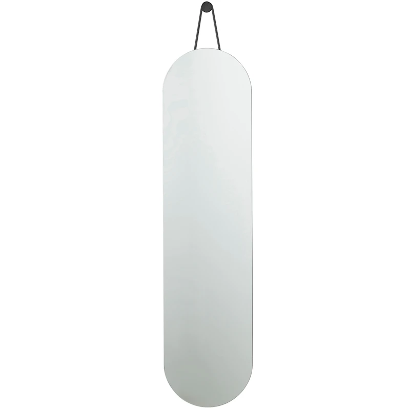 A-Wall Spegel 120x30 cm, Svart