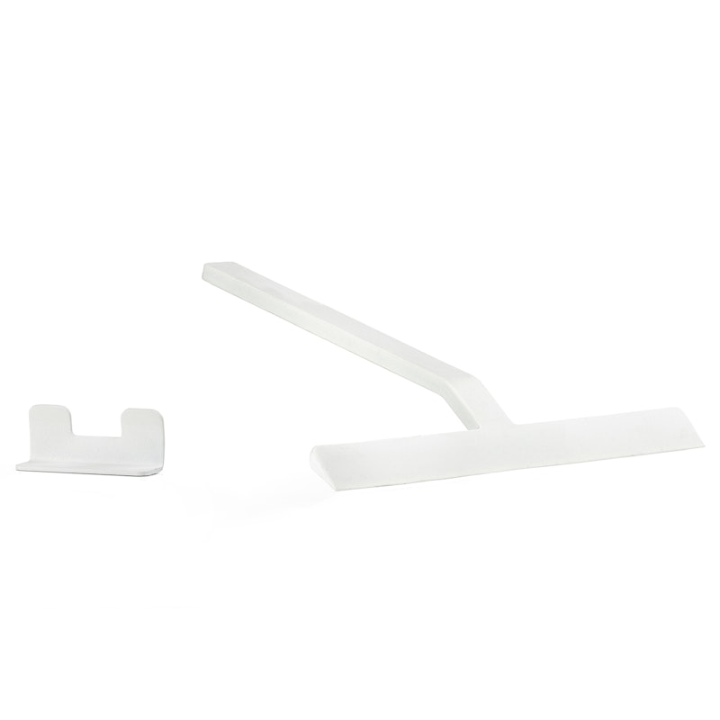 Rim Duschskrapa 22 cm Med Hållare, Vit
