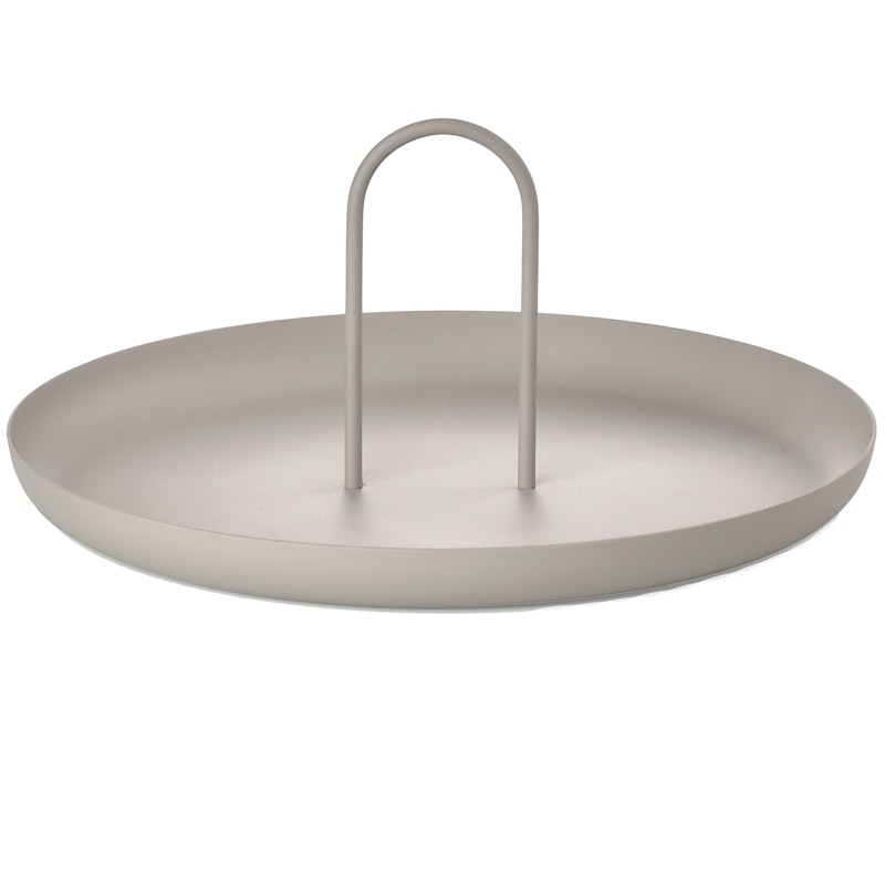 Singles Bricka 30 cm, Varmgrå