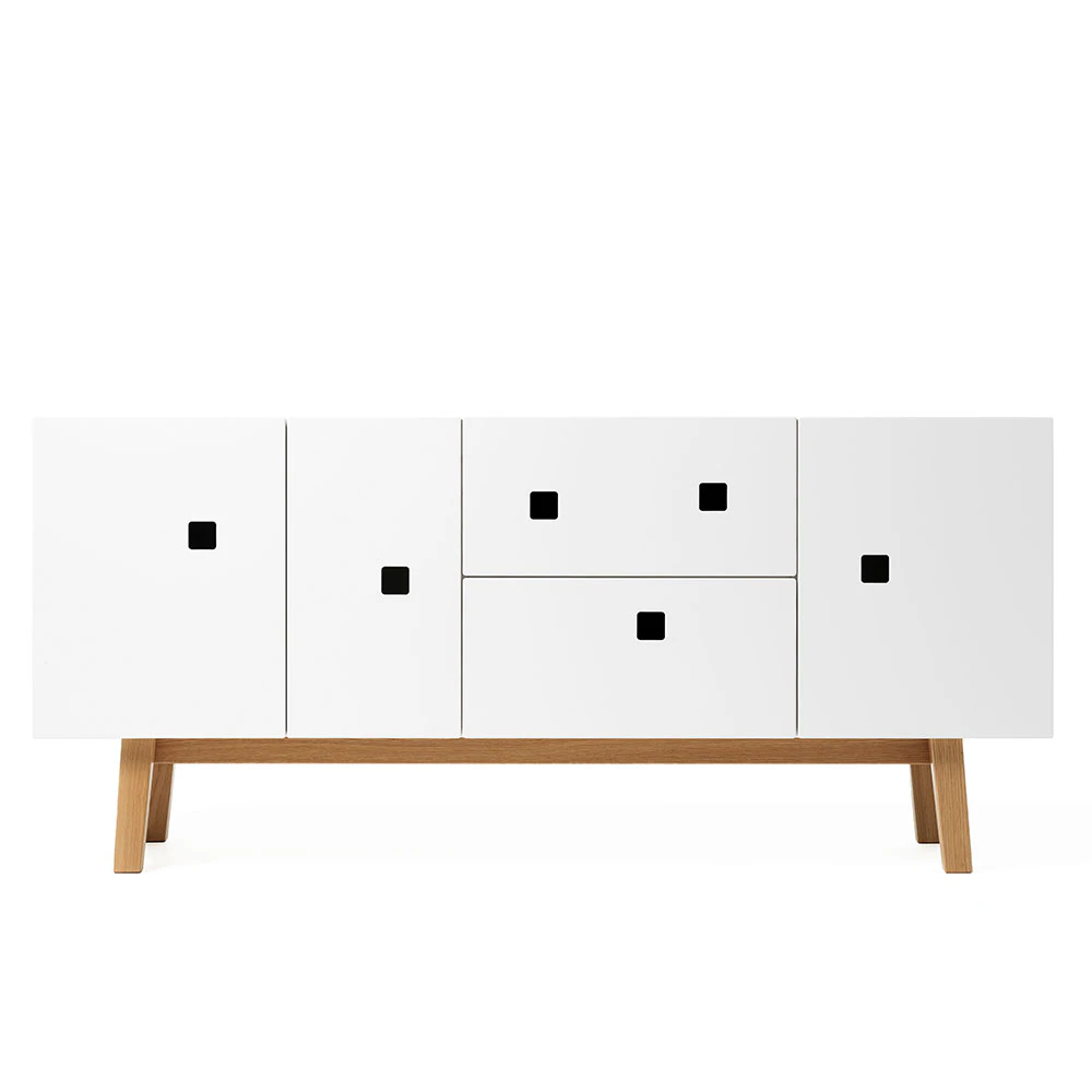 Zweed Peep M2 Mediab&auml;nk Angel White ben - Tv-b&auml;nkar & mediab&auml;nkar Ek