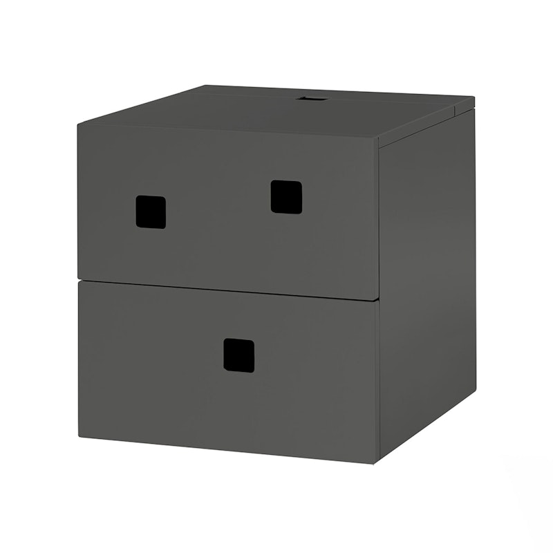 Peep S1 Wall Sängbord, Slate Grey