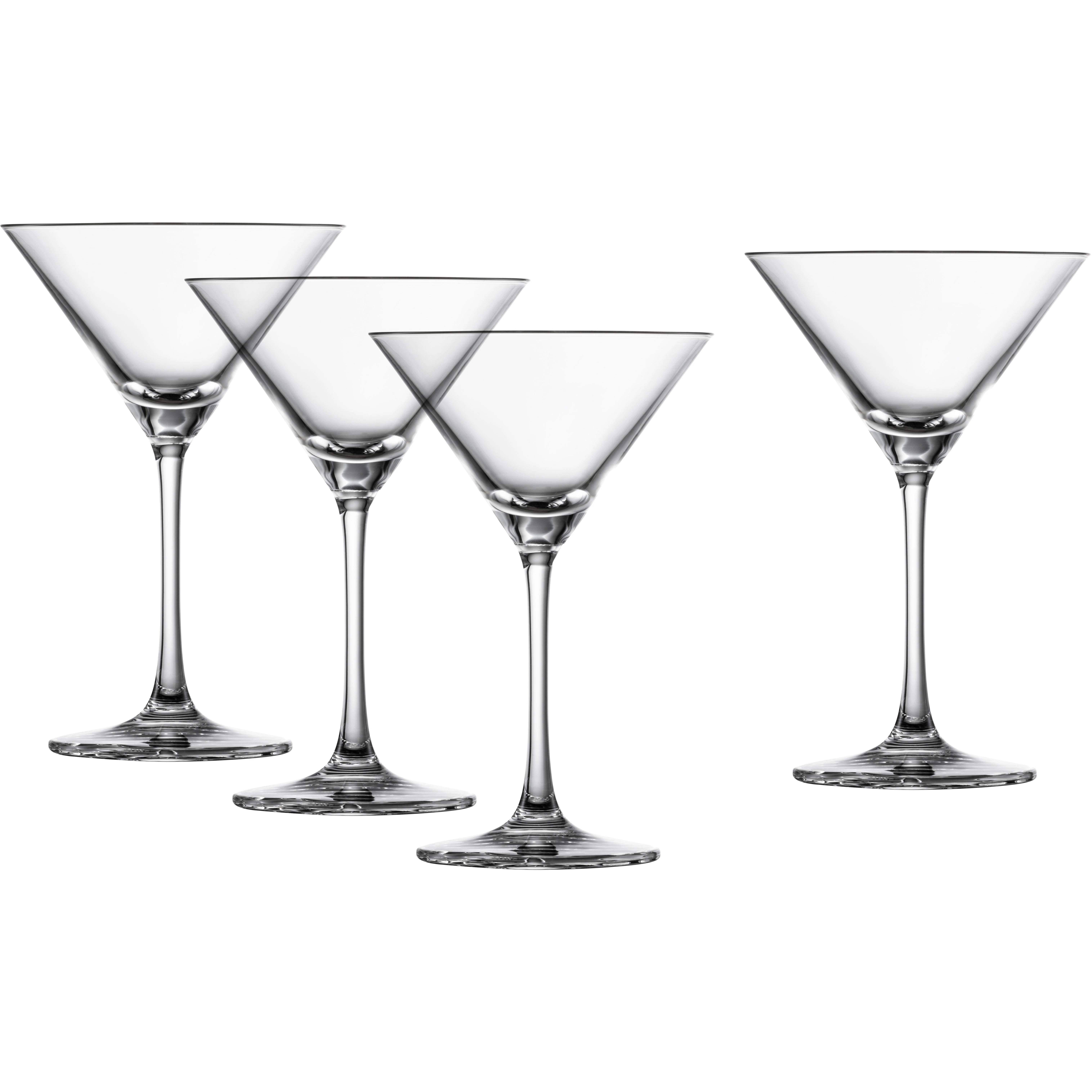 Zwiesel Echo Martiniglas 16,5 Cl 4-pack - Martiniglas & Cocktailglas Kristall Klar