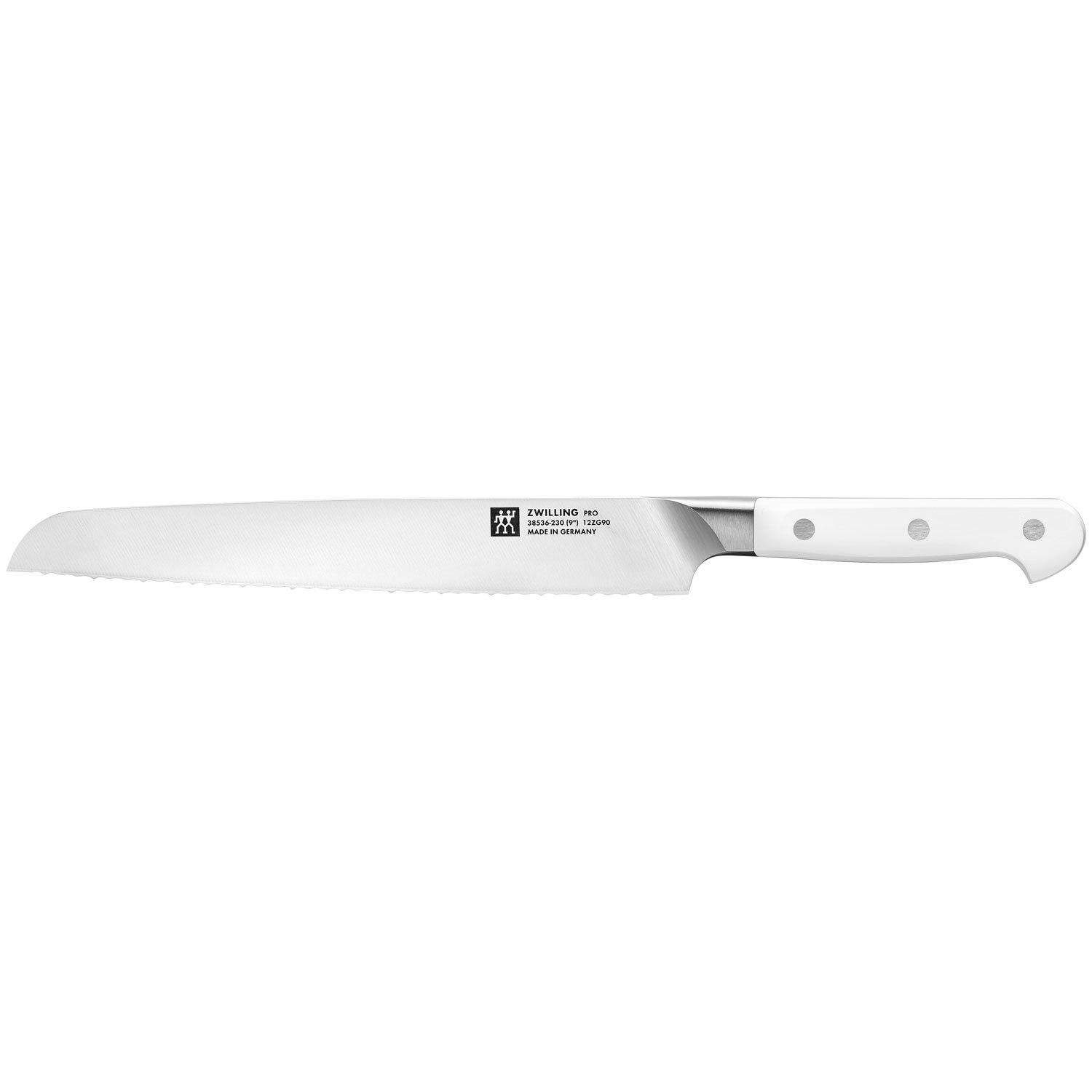 Zwilling Pro Le Blanc Br&ouml;dkniv 23 Cm - Br&ouml;dknivar Rostfritt St&aring;l Vit