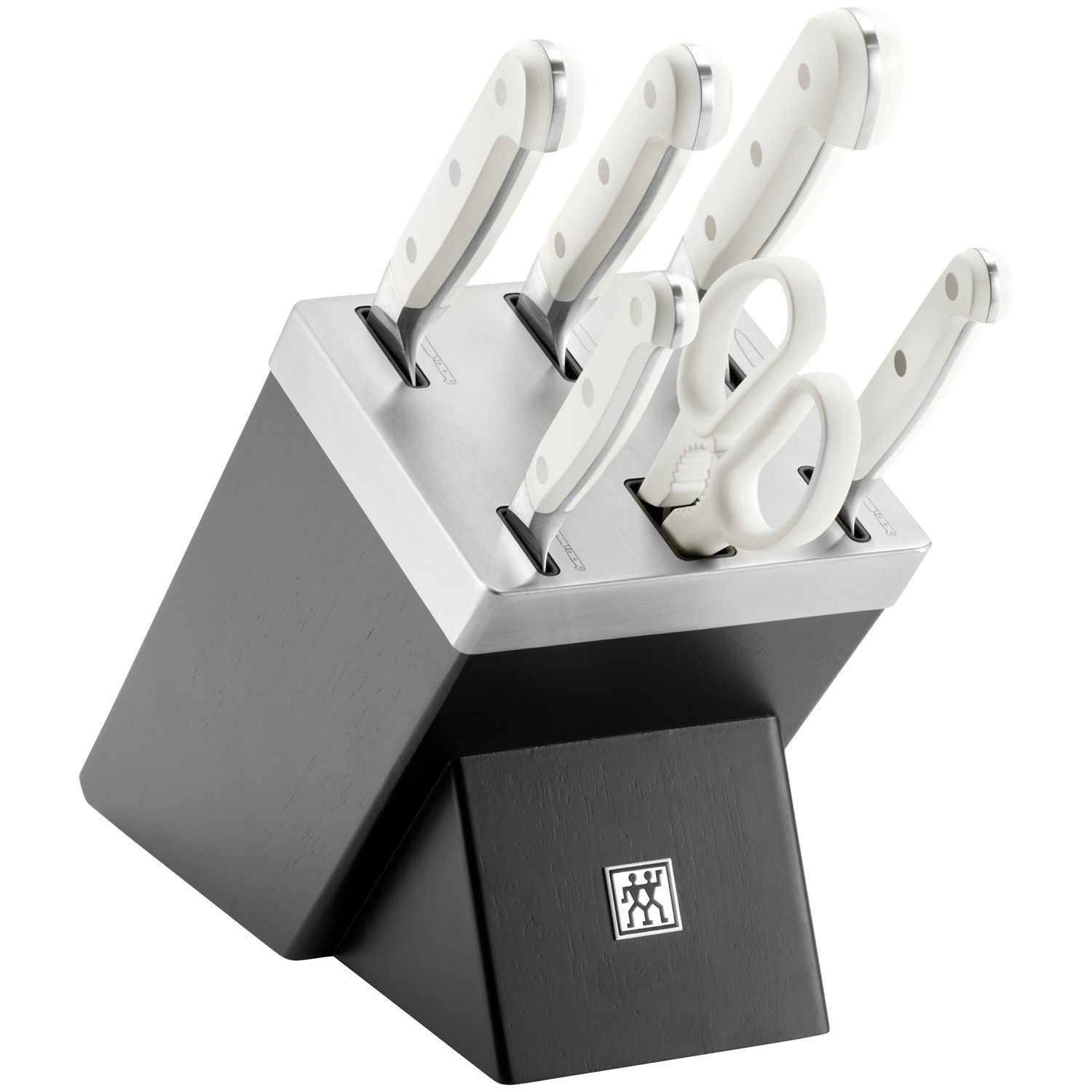 Zwilling Pro Le Blanc Knivblock Med Knivar 7 Delar - Knivlister & Knivblock Rostfritt St&aring;l Svart